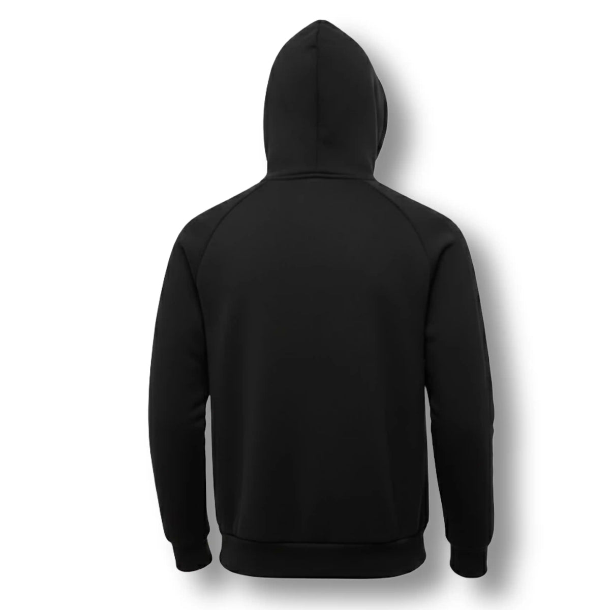 MVL LFR tracksuit hoodie zwart, achterkant op witte achtergrond