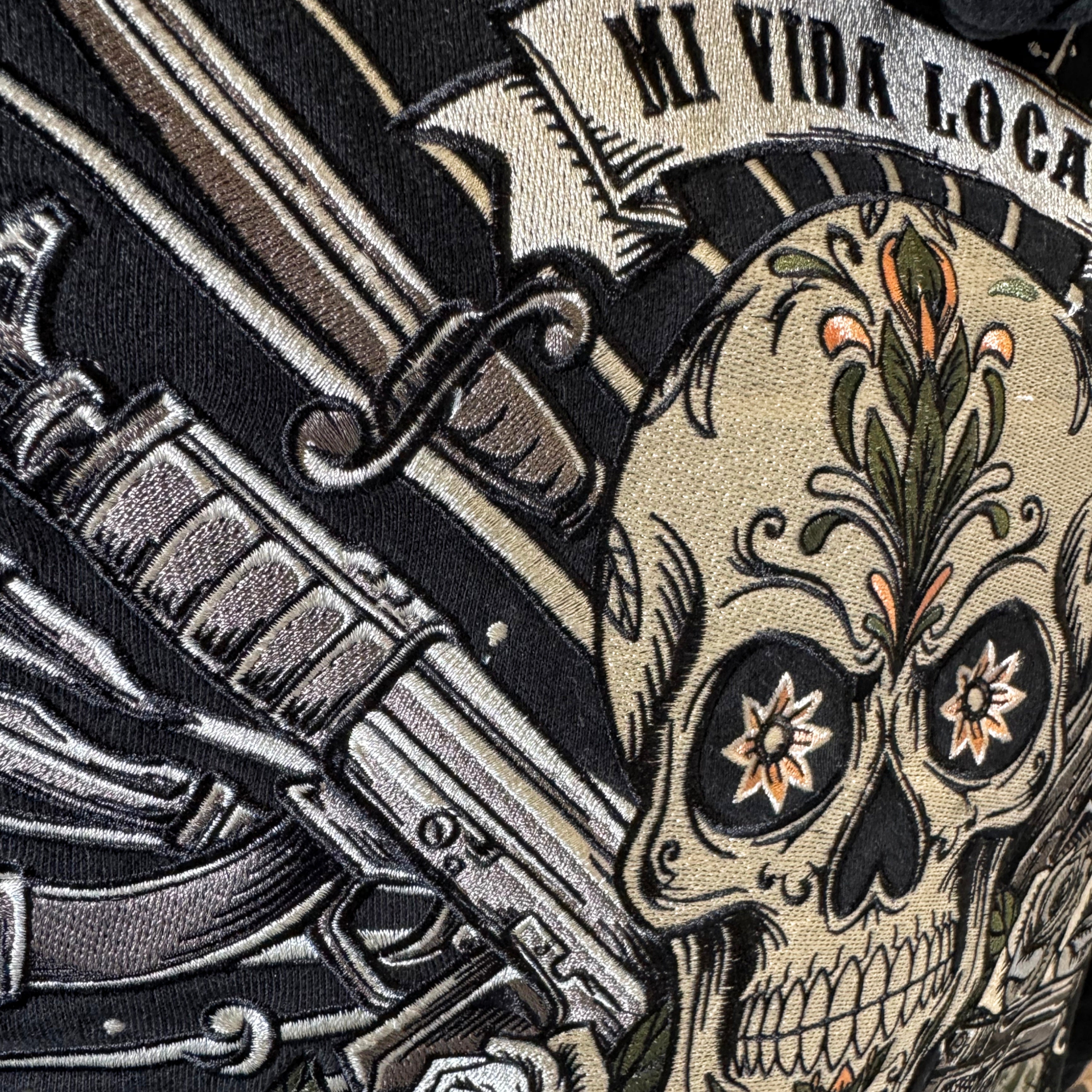 Sudadera con capucha MVL "Calavera de munición"