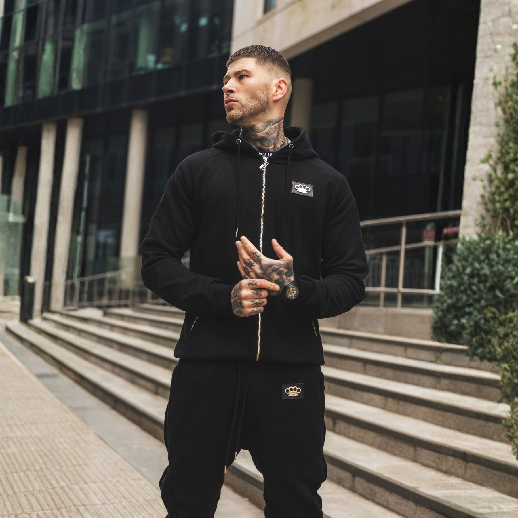 LFR Tracksuit jogger - Black/black