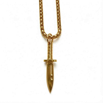 Knife chain - gold
