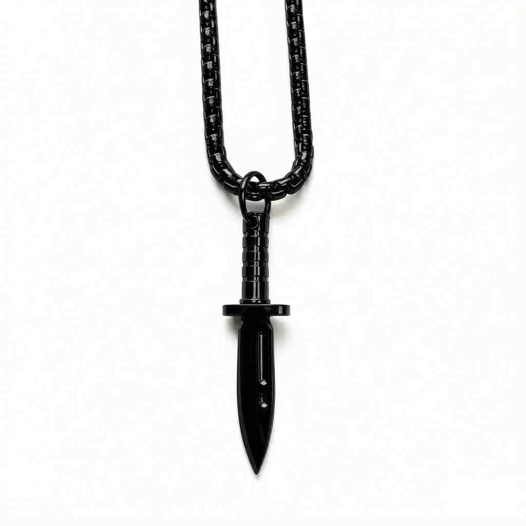 Knife chain - black