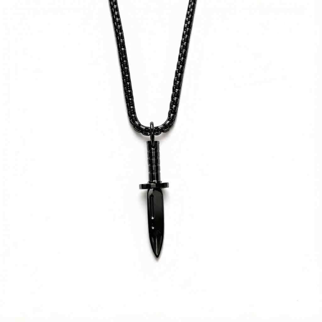 Knife chain - black