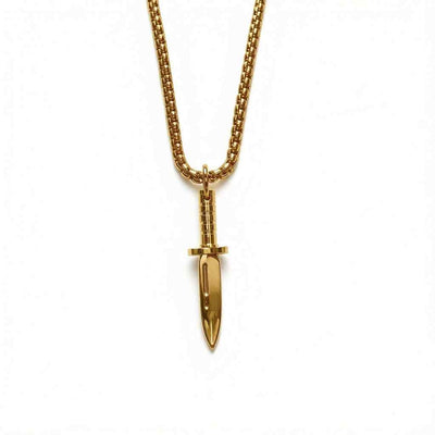 Knife chain - gold