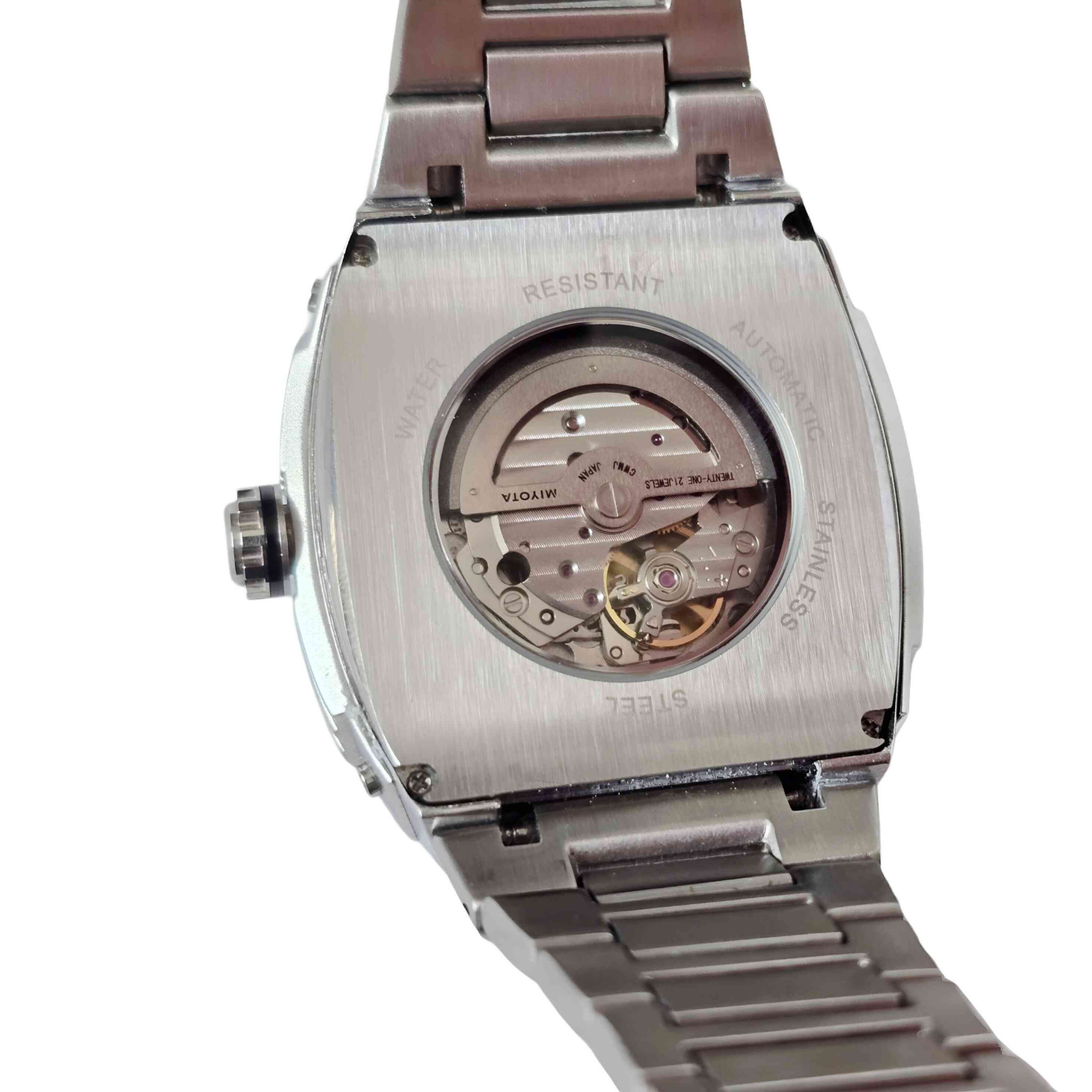 MVL Automatic skull watch - silver