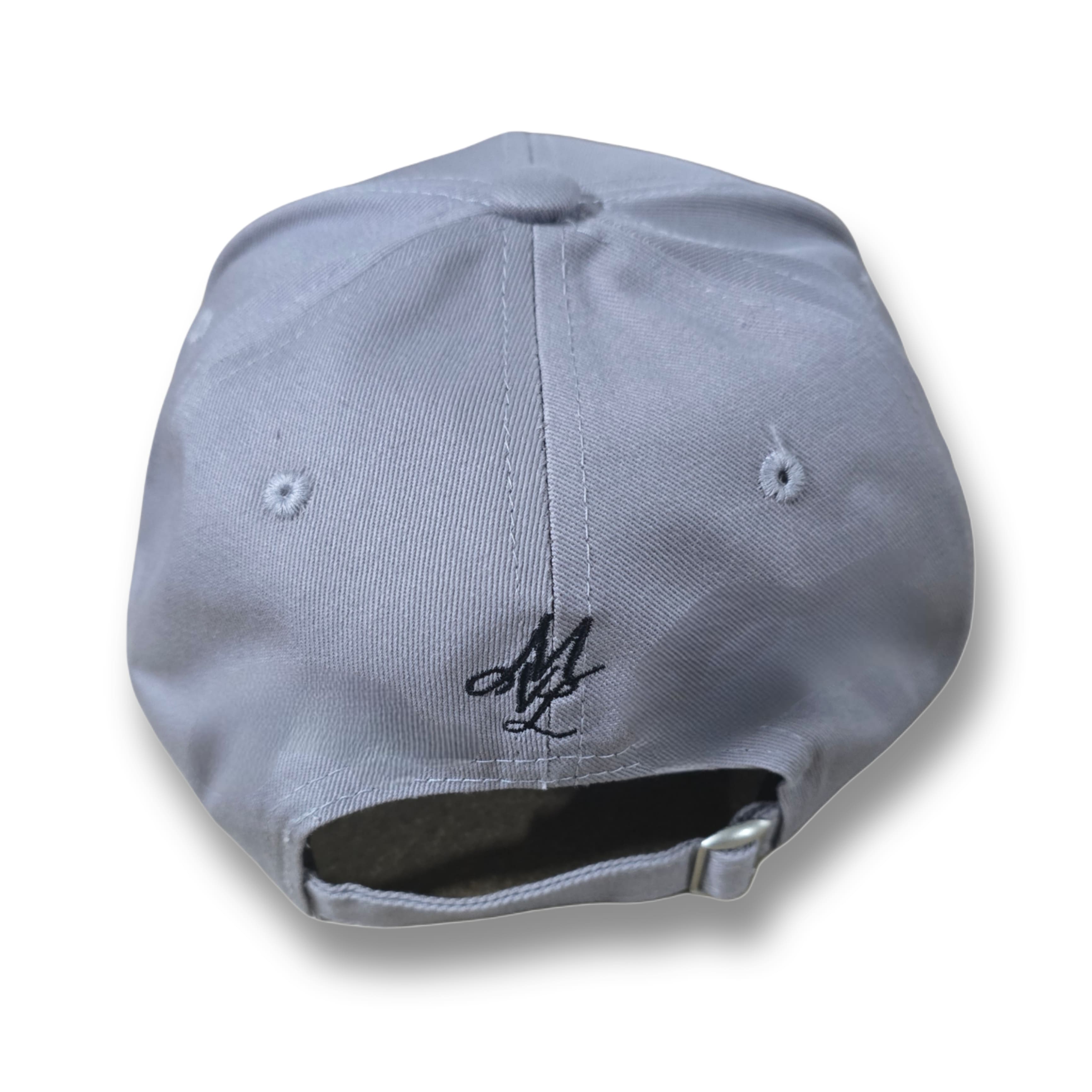 Cappellino da streetwear originale MVL con visiera curva - grigio