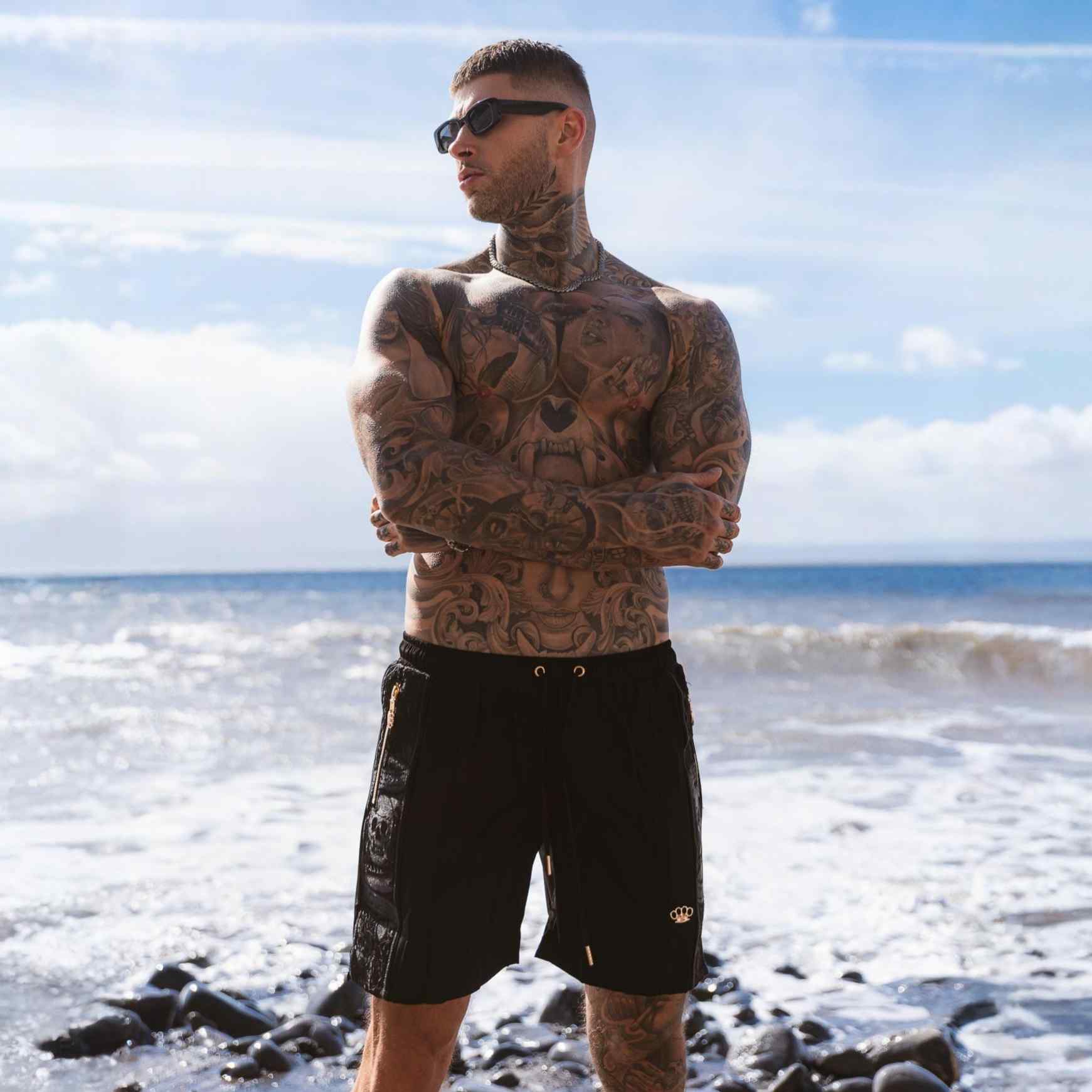 LFR jogger Swimming shorts - black/black