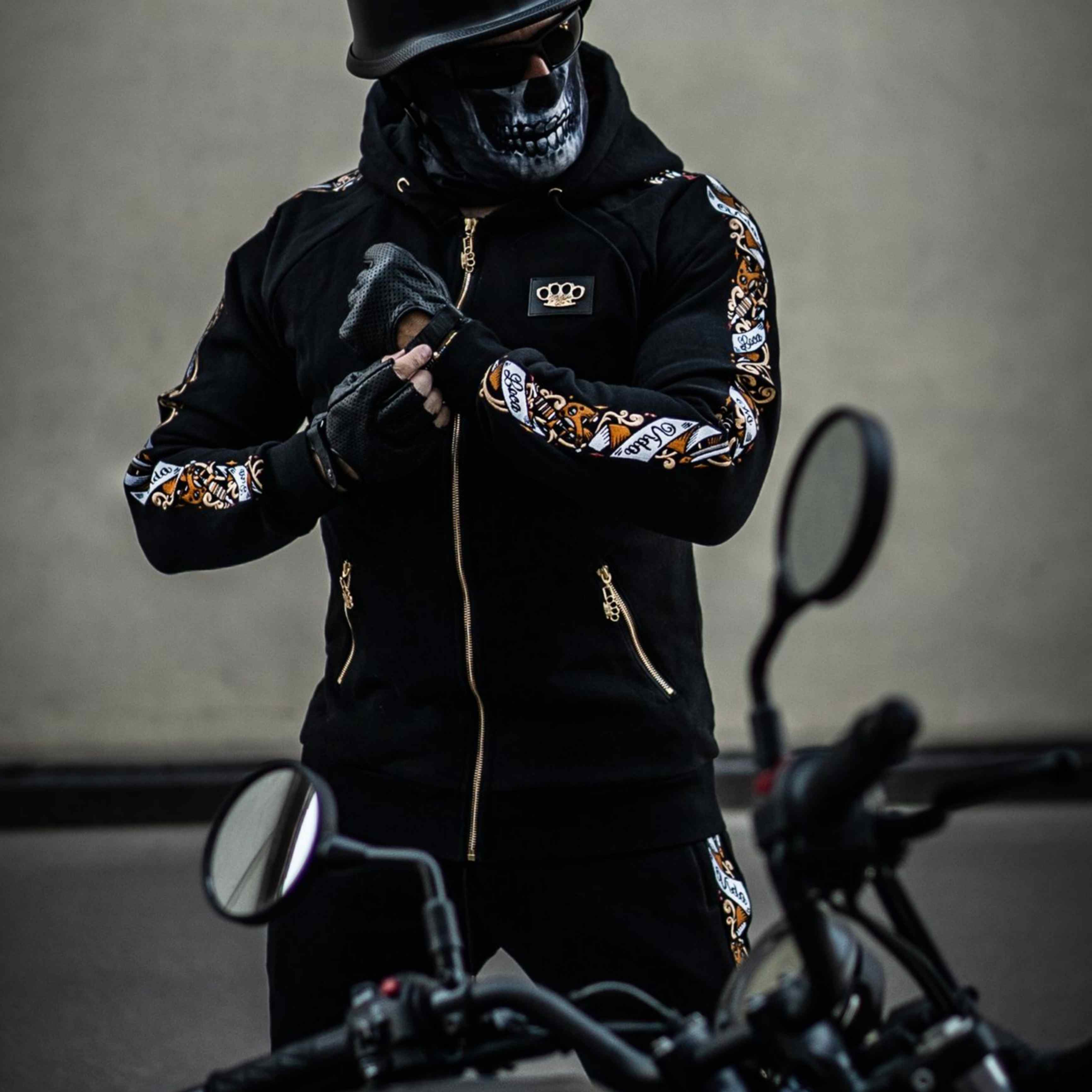 Pantaloni da jogging della tuta Savage con decorazioni - nero