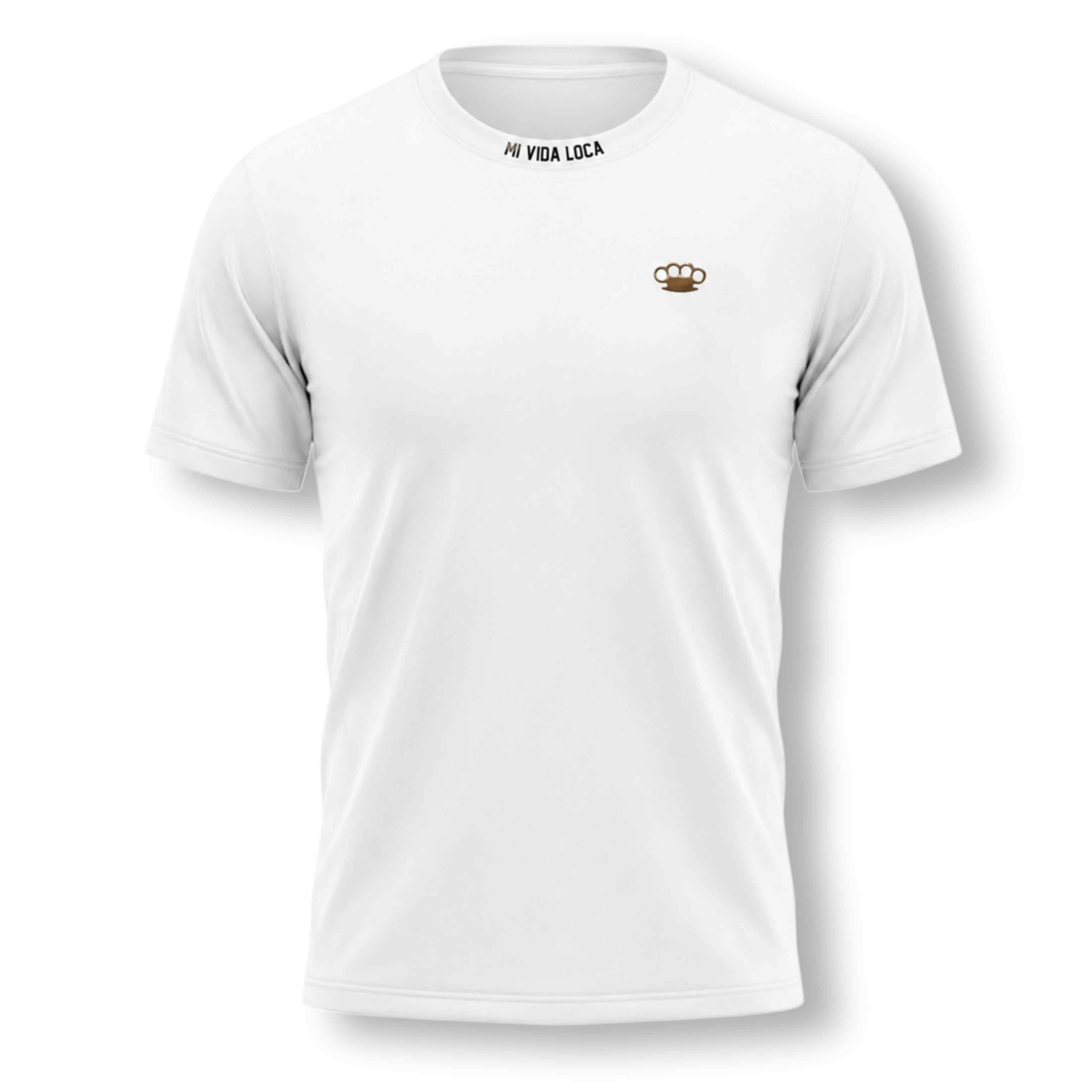 Trust nobody embroidery T-shirt white