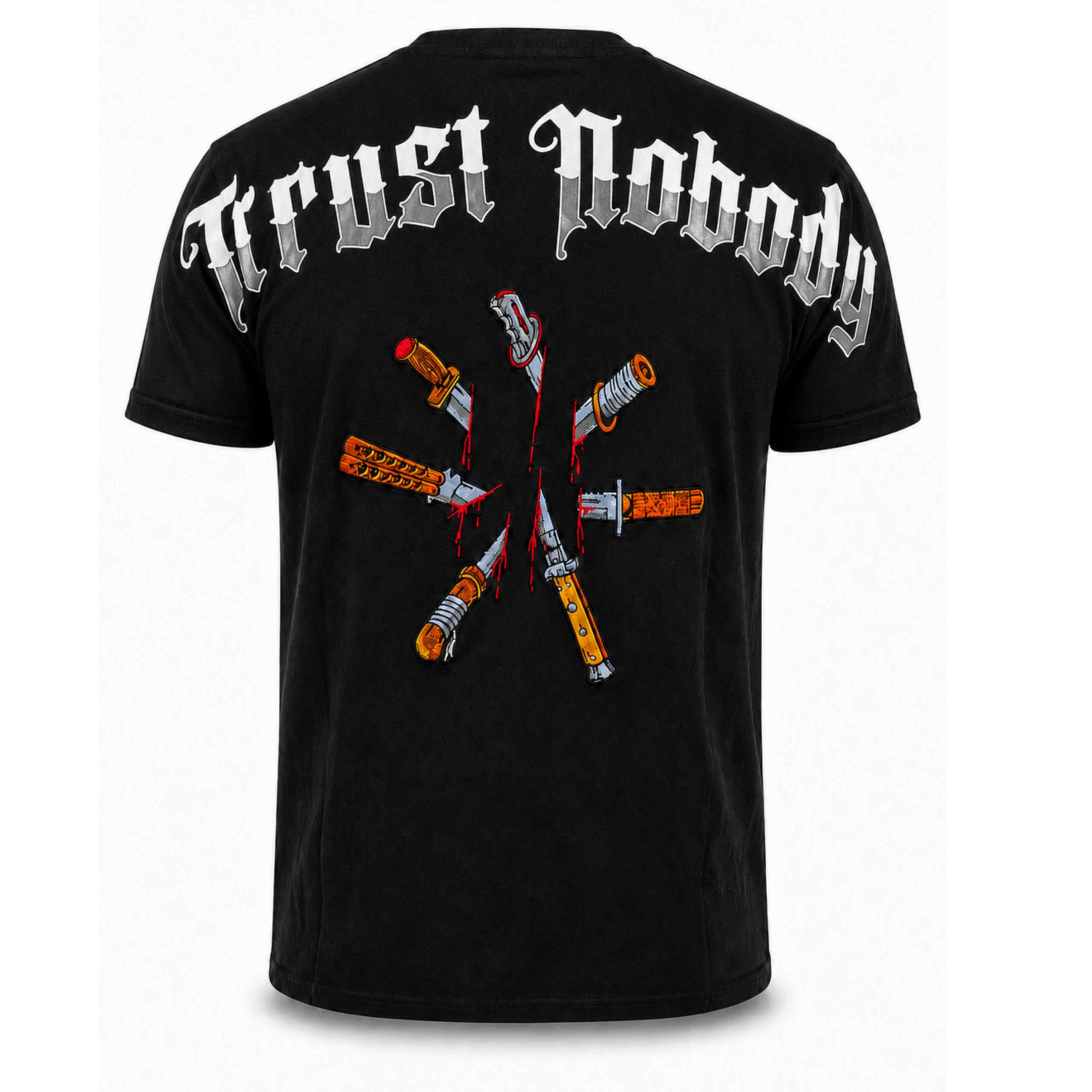 T-shirt MVL « Ne fais confiance à personne, on te poignardera dans le dos »