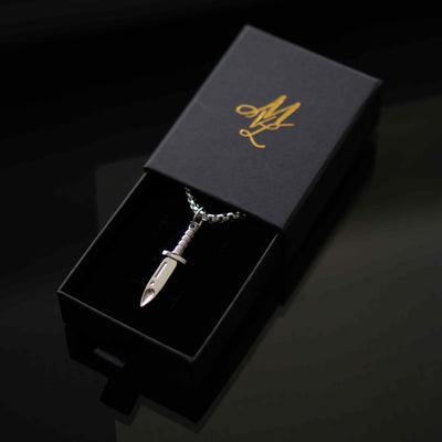 Knife chain - silver
