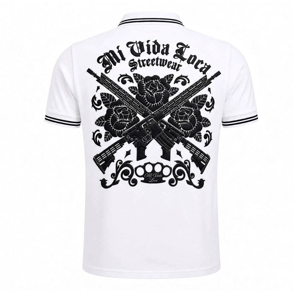 AR15-Polo – Weiß