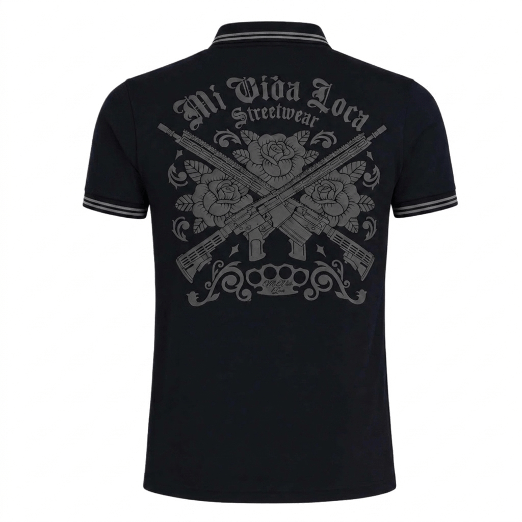 AR15 polo - black