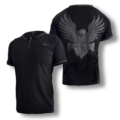 MVL "Eagle" polo shirt - black