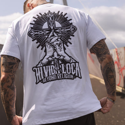 MVL Beyond religion T-shirt - white (OVERSIZED)